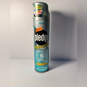 Discontinued Vintage Pledge Dust Cleaning Spray for Electronica 9oz FULL BOTTLE